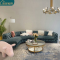 luxury chesterfield sofa american living room set modern